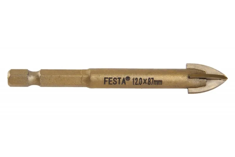 Vrták FESTA 12mm na sklo,keramiku,dlažbu Vrták FESTA 12mm na sklo,keramiku,dlažbu