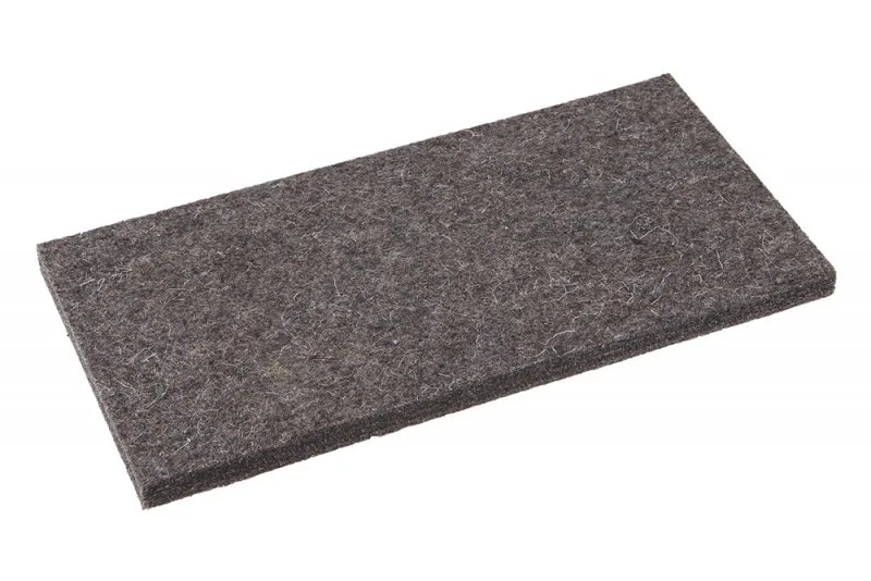 Náhradní černá plst 250x130x10mm Náhradní černá plst 250x130x10mm