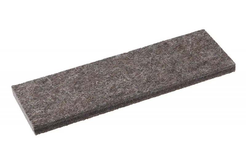 Náhradní černá plst 220x70x10mm Náhradní černá plst 220x70x10mm