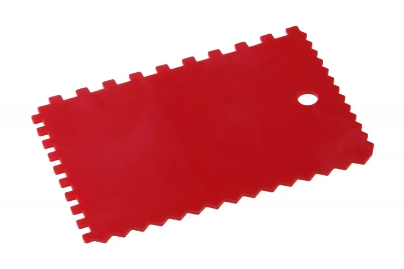 Stěrka plast zuby 150x80mm Stěrka plast zuby 150x80mm