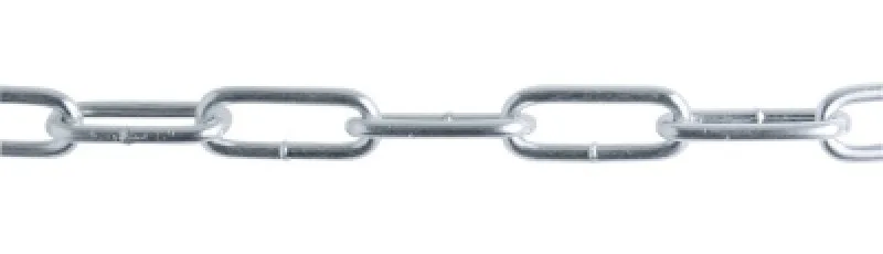 Řetěz dlouhé oko 6x43mm/18m DIN 5685C X Řetěz dlouhé oko 6x43mm/18m DIN 5685C X