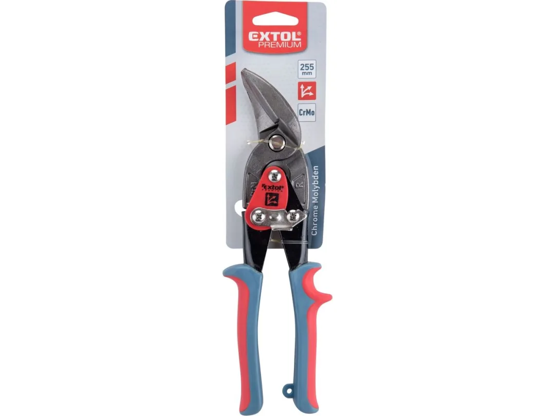 nůžky na plech převodové, 255mm, pravé EXTOL PREMIUM c