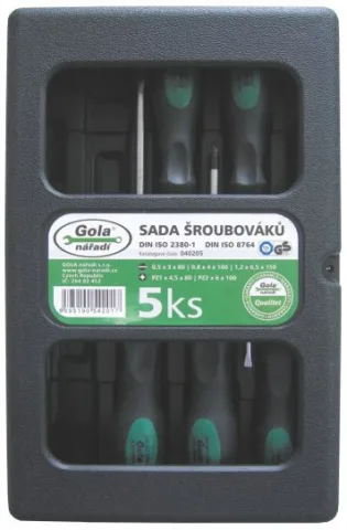 Sada šroubováků 5ks ( PL + PZ ) Sada šroubováků 5ks ( PL + PZ )