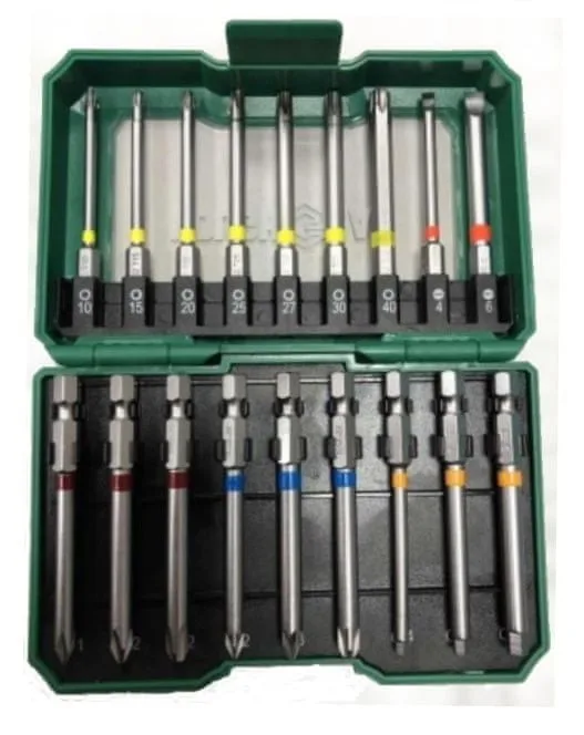Sada bitů 1/4" L 75 mm, 18 dílů Sada bitů 1/4" L 75 mm, 18 dílů