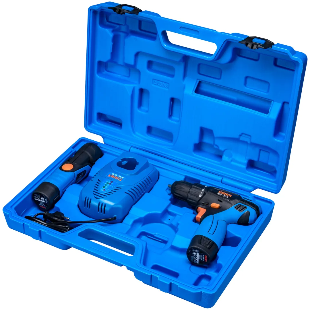 Šroubovák Aku ASV 122-SET (ASV 120-2+AS120), 12V, 2,0Ah Li-Ion d