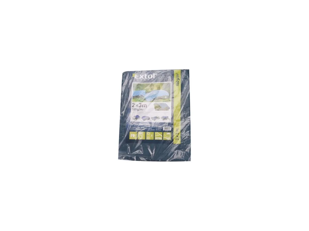 plachta PE nepromokavá středně silná 100g/m2, 8x12m, PE a