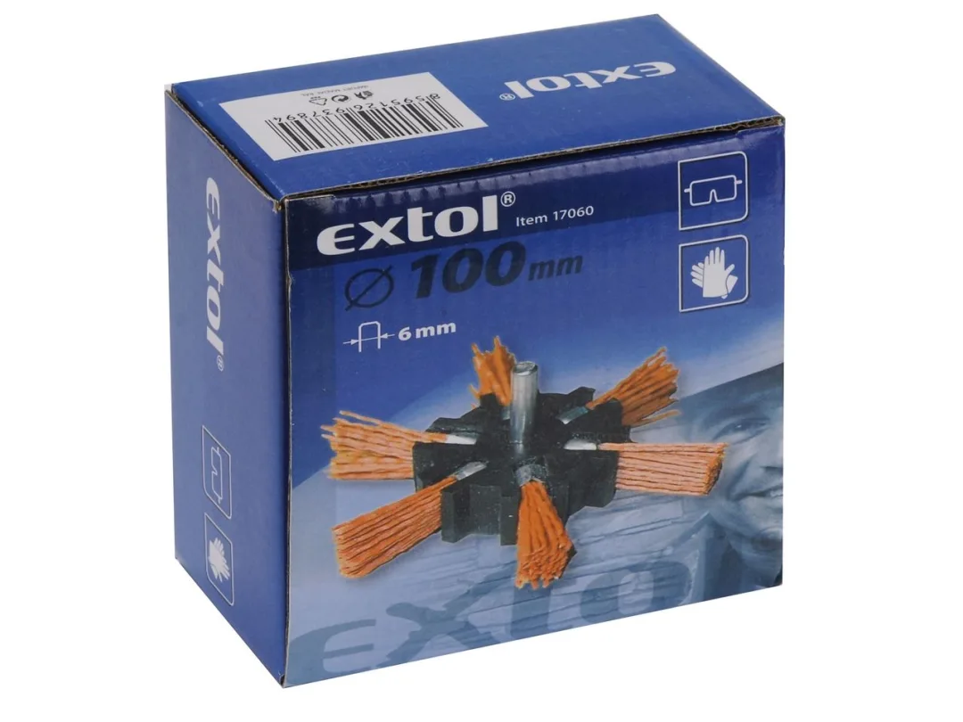 kartáč okružní leštící, 100mm, NYLON a