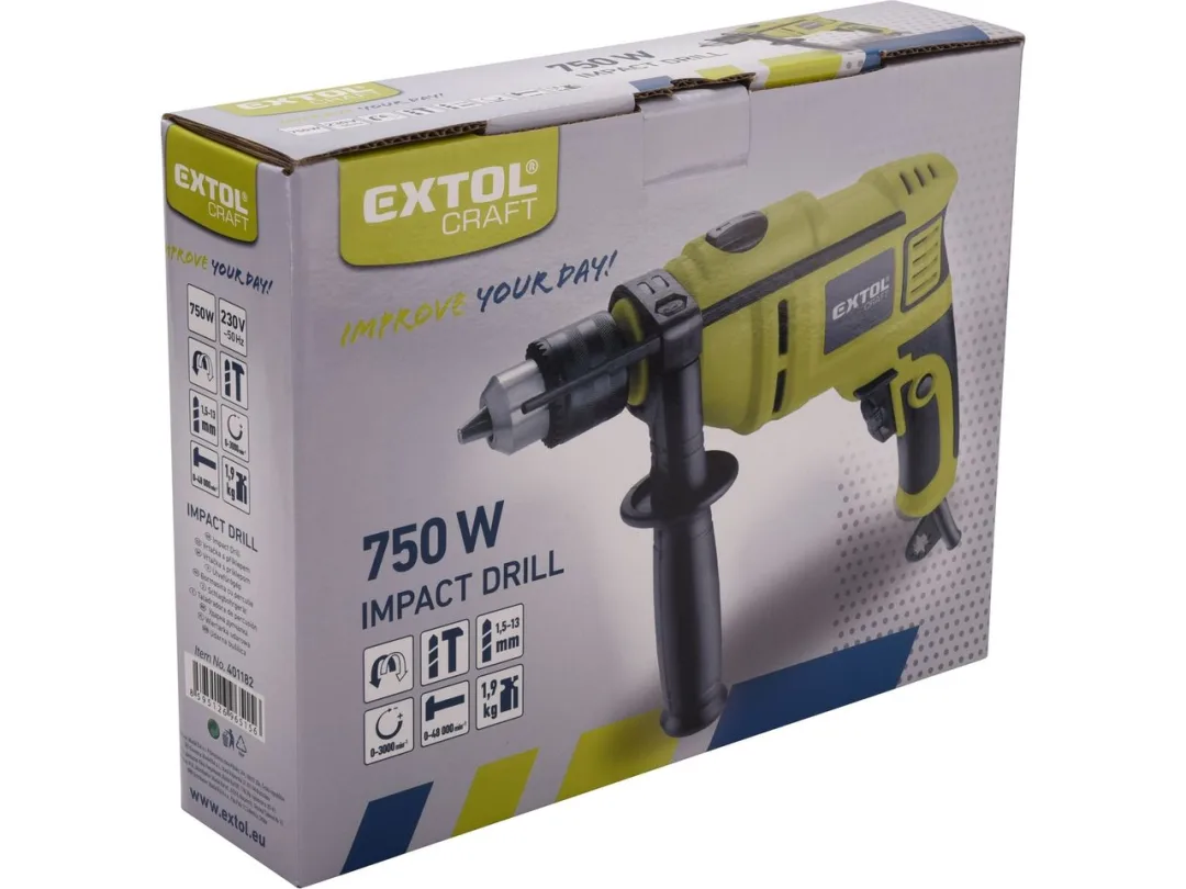 vrtačka s příklepem, 750W b