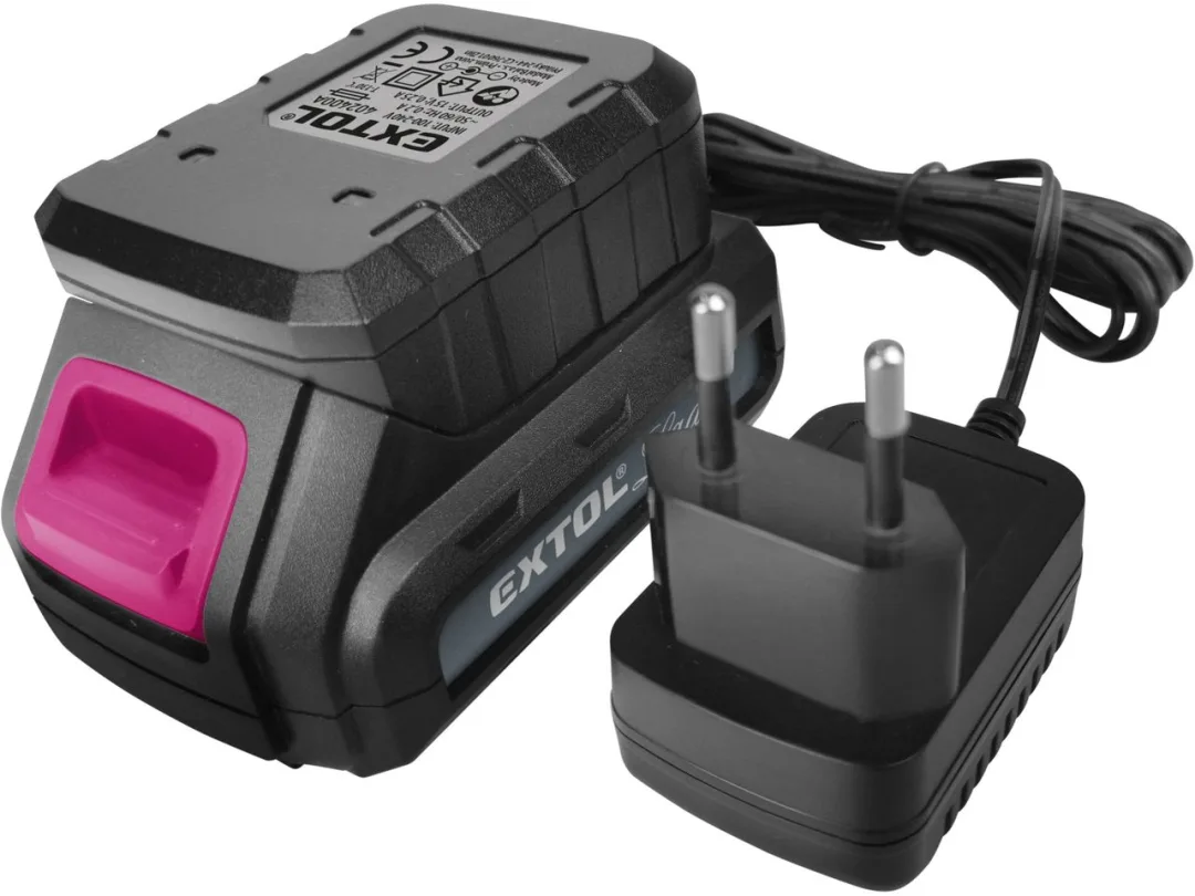 vrtací šroubovák aku, růžový, 12V Li-ion, 1300mAh, v&nbsp;tašce b