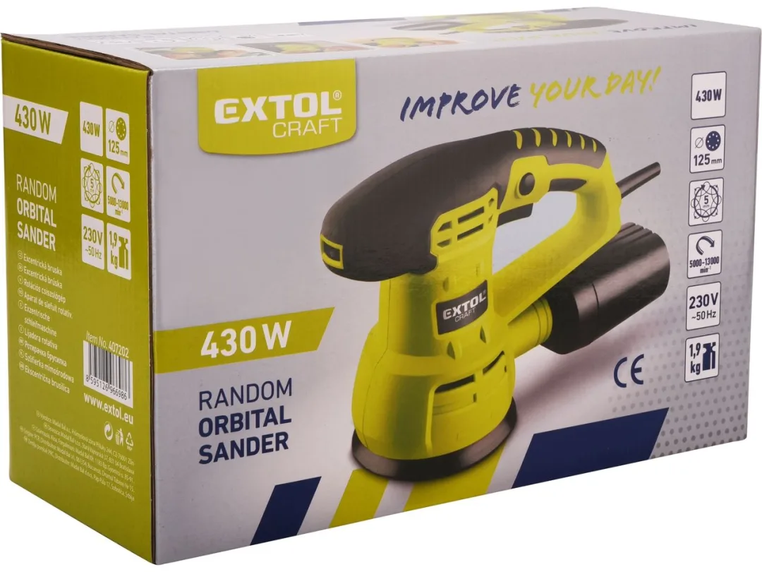 bruska excentrická, 125mm, 430W f