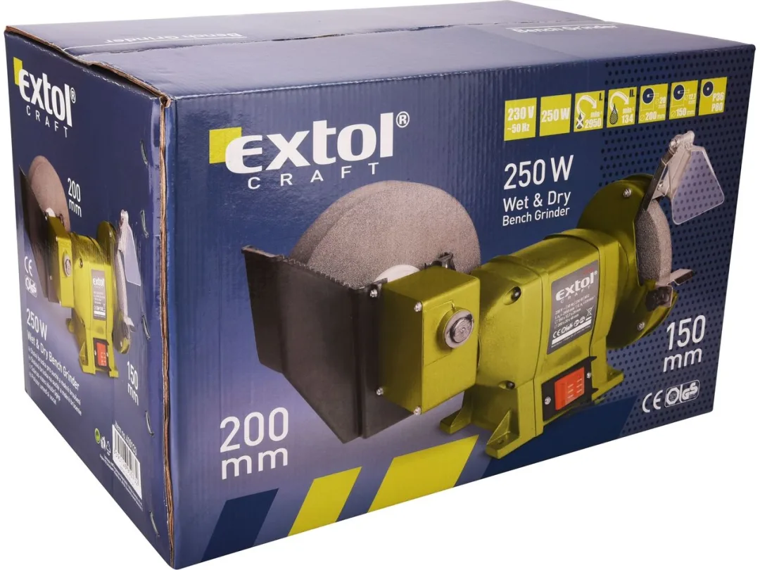 bruska stolní s pomaloběžným kotoučem, 250W b