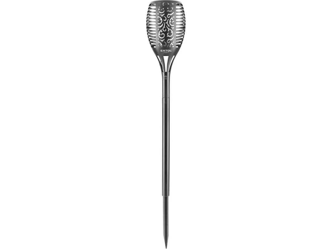 pochodeň LED s plamenem, 79cm, solární nabíjení, 35lm d