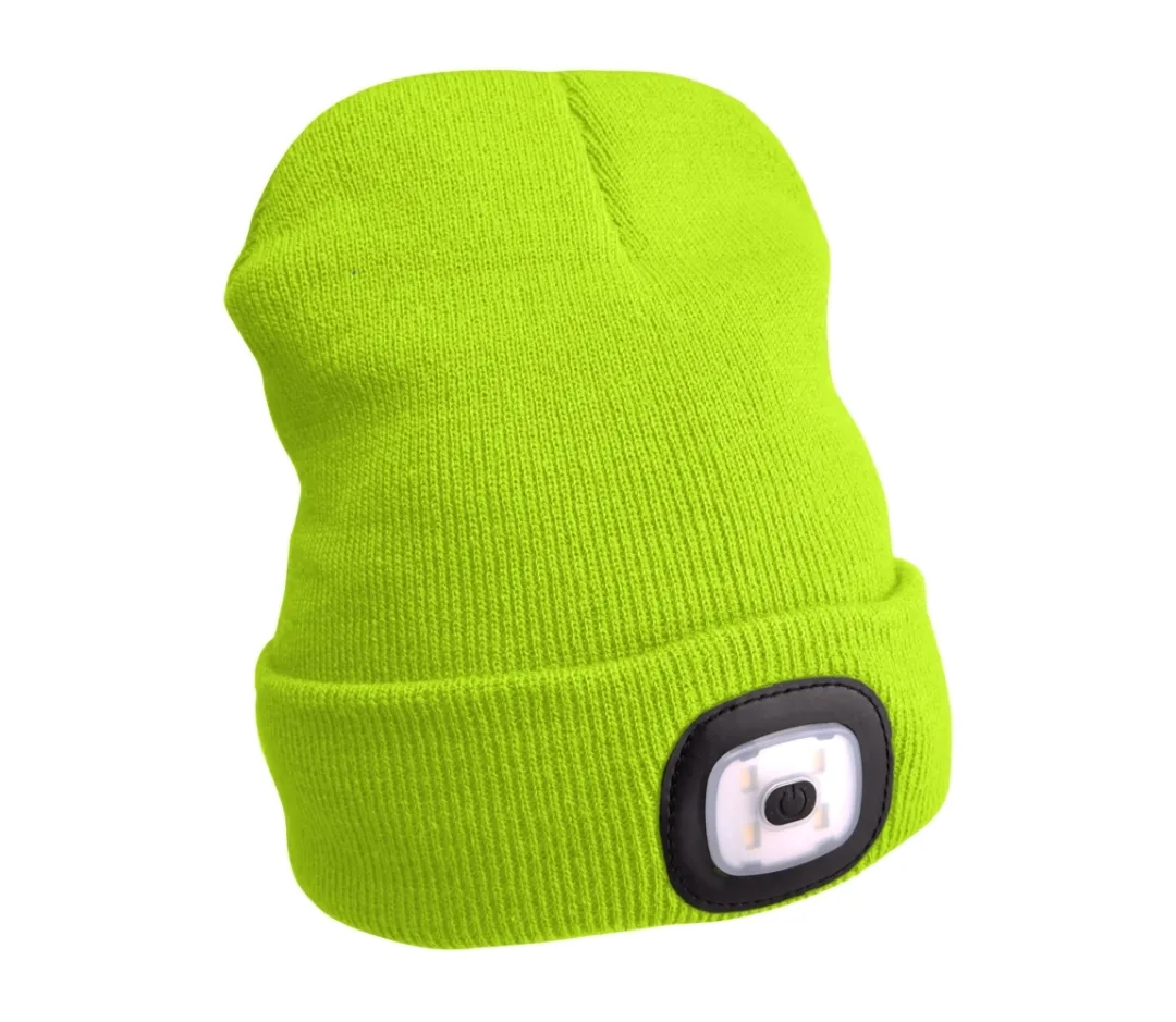 čepice s čelovkou 45lm, nabíjecí, USB, fluorescentní žlutá, univerzální velikost čepice s čelovkou 45lm, nabíjecí, USB, fluorescentní žlutá, univerzální velikost