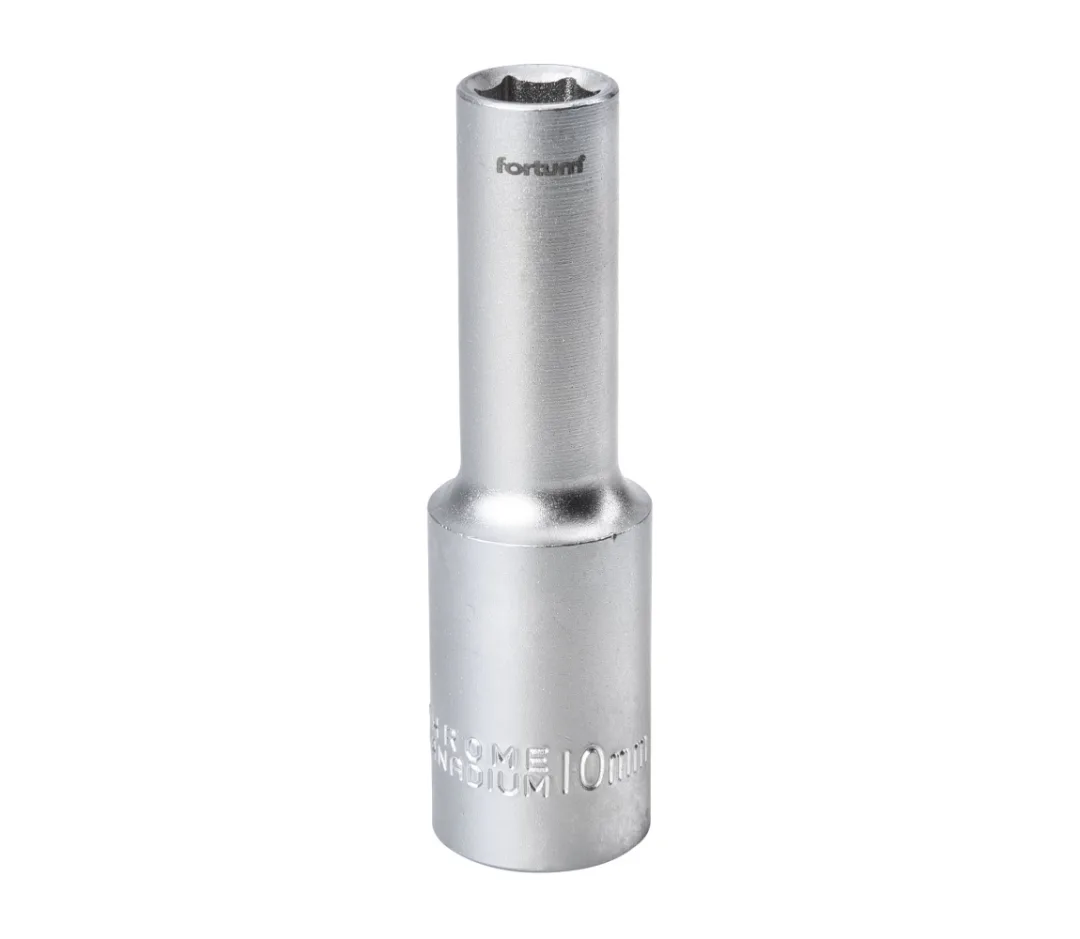 hlavice nástrčná prodloužená 1/2", 10mm, L 77mm hlavice nástrčná prodloužená 1/2", 10mm, L 77mm