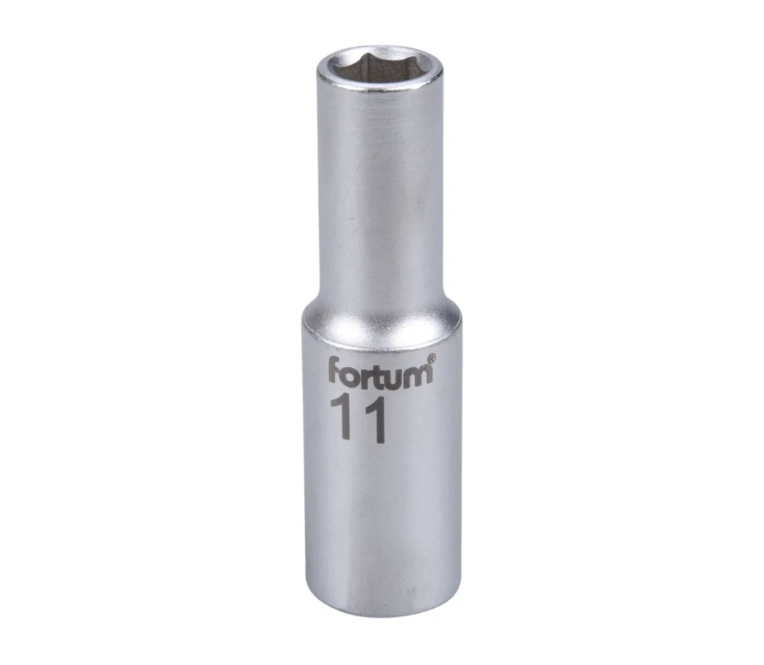 hlavice nástrčná prodloužená 1/2", 11mm, L 77mm, 61CrV5 hlavice nástrčná prodloužená 1/2", 11mm, L 77mm, 61CrV5