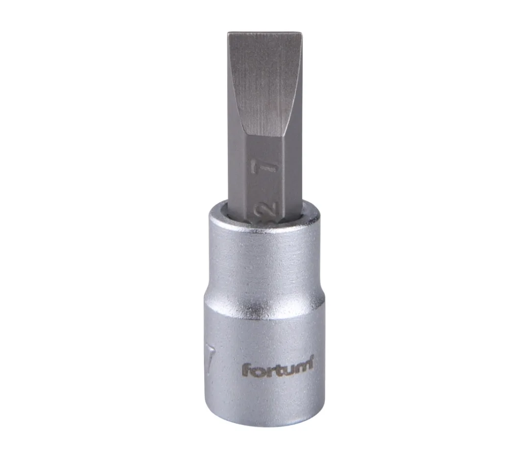 hlavice zástrčná 1/4" bit plochý, 7mm, L 37mm hlavice zástrčná 1/4" bit plochý, 7mm, L 37mm