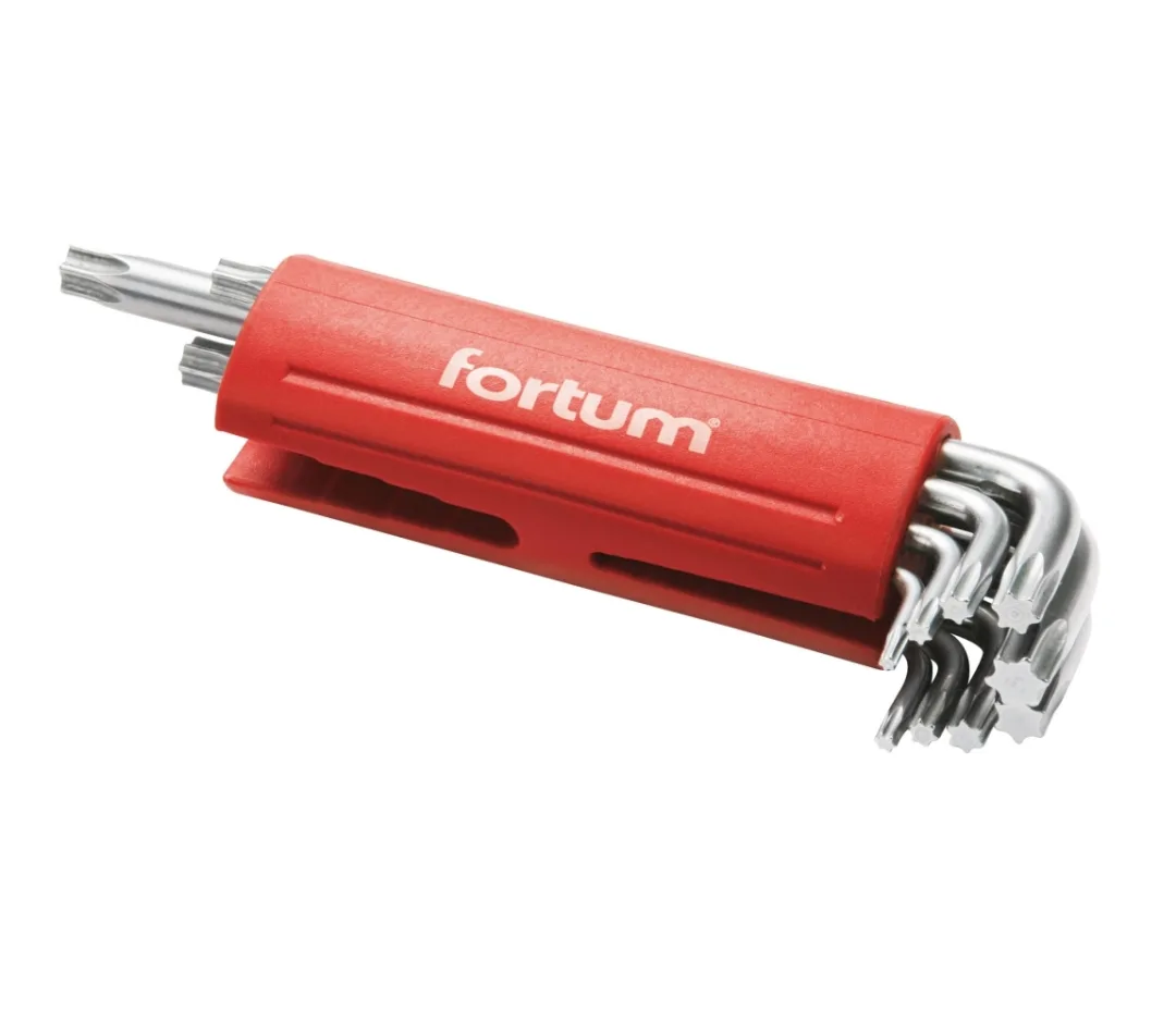 L-klíče TORX, sada 9ks, 10-50mm