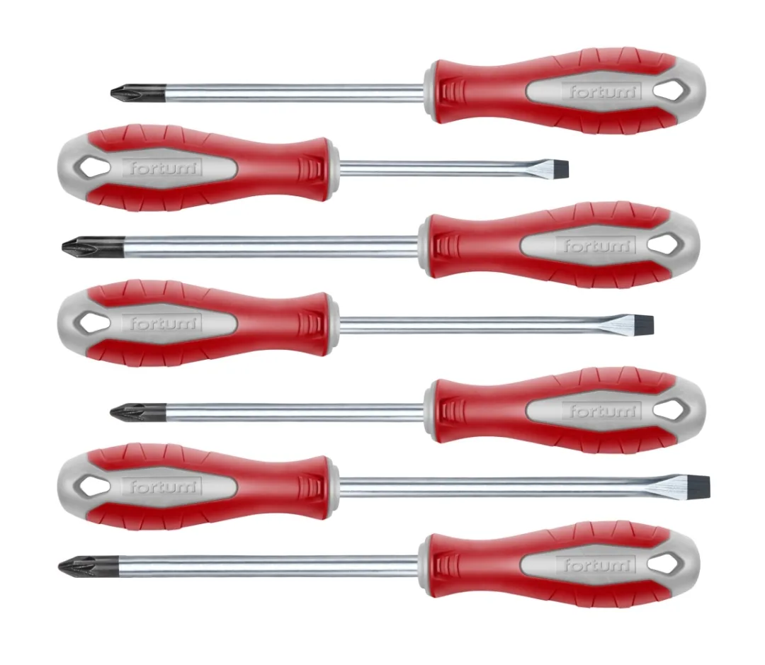 šroubováky sada 7ks, 3x(-),2x(PH),2x(PZ), S2 šroubováky sada 7ks, 3x(-),2x(PH),2x(PZ), S2