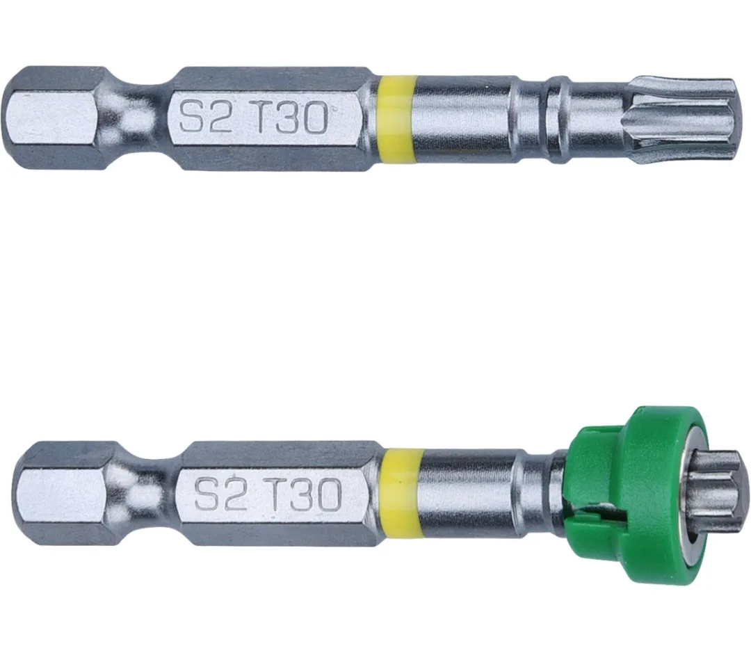 bity sada 2ks TORX s magnetickým kloboučkem, T 30x50mm, S2 bity sada 2ks TORX s magnetickým kloboučkem, T 30x50mm, S2