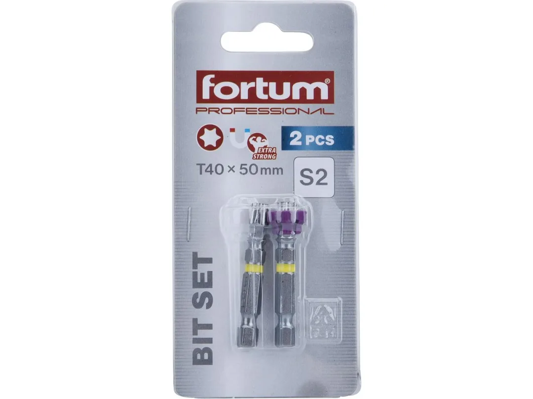 bity sada 2ks TORX s&nbsp;magnetickým kloboučkem, T 40x50mm, S2 d