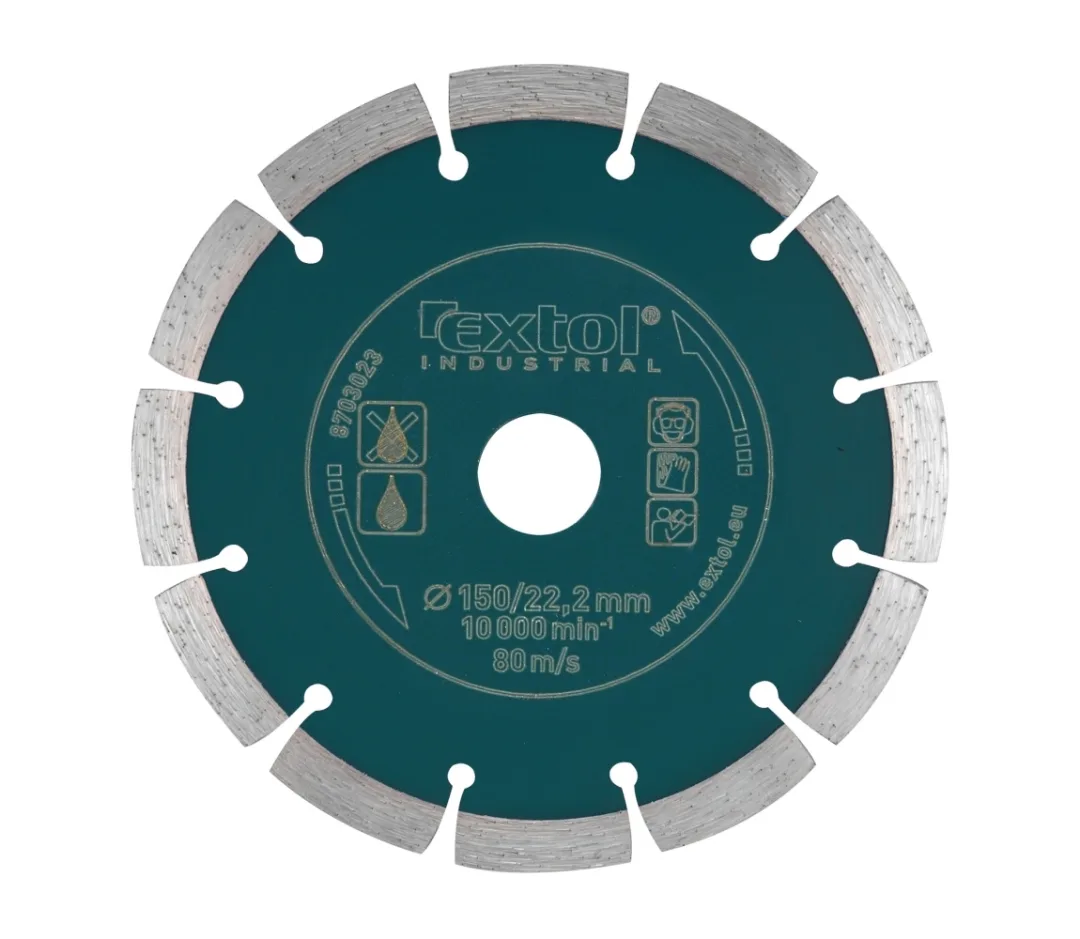 kotouč diamantový řezný segmentový Grab Cut, suché řezání, 150x22,2x2,5mm kotouč diamantový řezný segmentový Grab Cut, suché řezání, 150x22,2x2,5mm