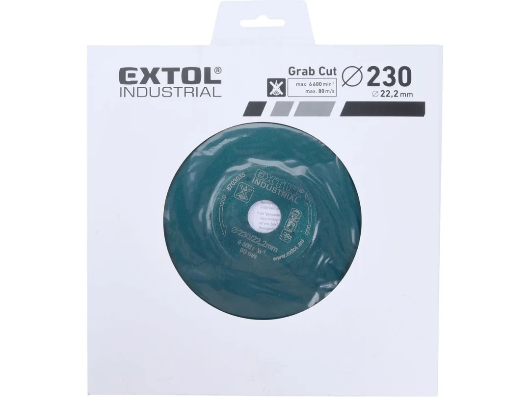 kotouč diamantový řezný segmentový Grab Cut, suché řezání, 230x22,2x3,2mm a