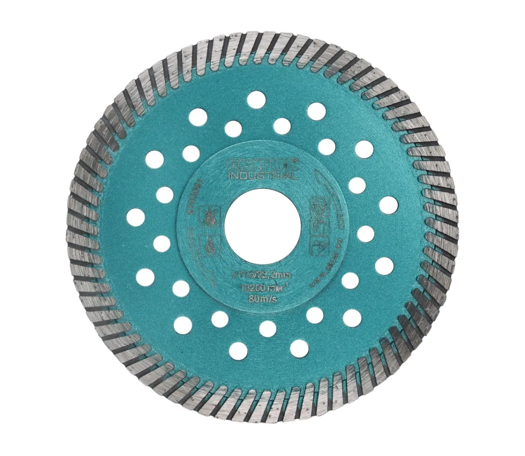 kotouč diamantový řezný, turbo Fast Cut, suché i mokré řezání, 115x22,2x2,2mm