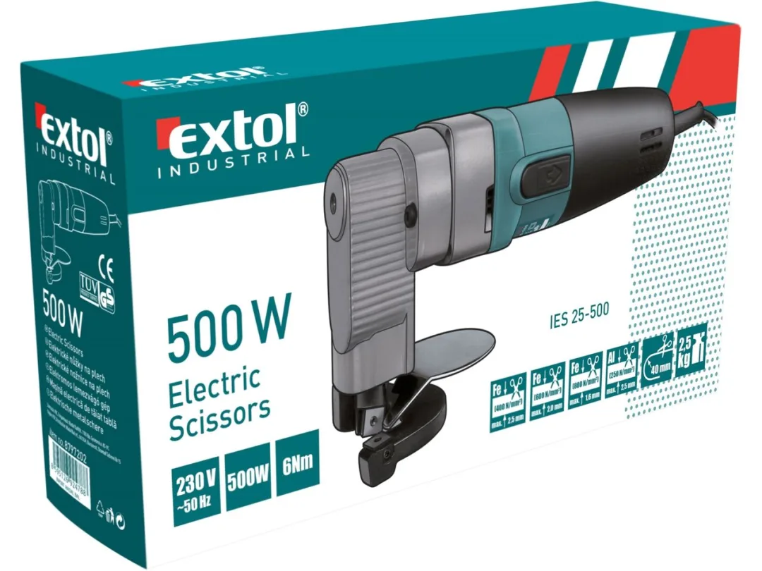 el.nůžky na plech elektrické 500W EXTOL c