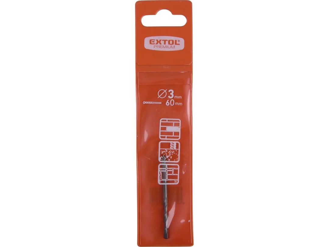 vrták příklepový do betonu, 3x65mm, SK b