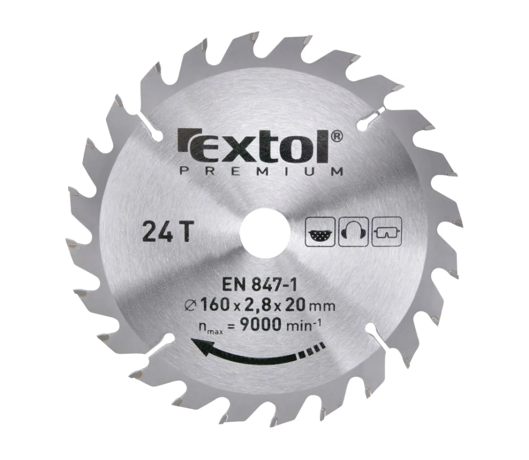 kotouč pilový s SK plátky, 160x2,0x20mm, 24T kotouč pilový s SK plátky, 160x2,0x20mm, 24T