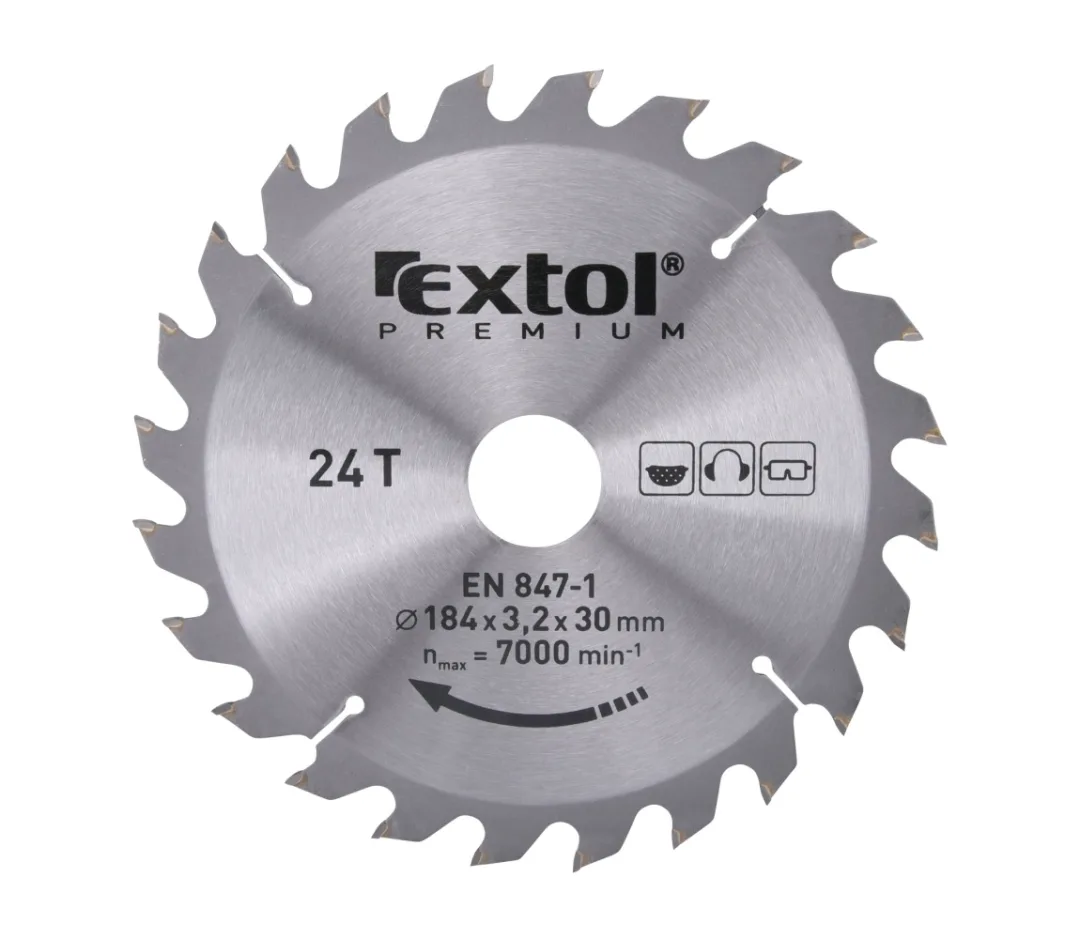 kotouč pilový s SK plátky, 184x2,2x30mm, 24T kotouč pilový s SK plátky, 184x2,2x30mm, 24T