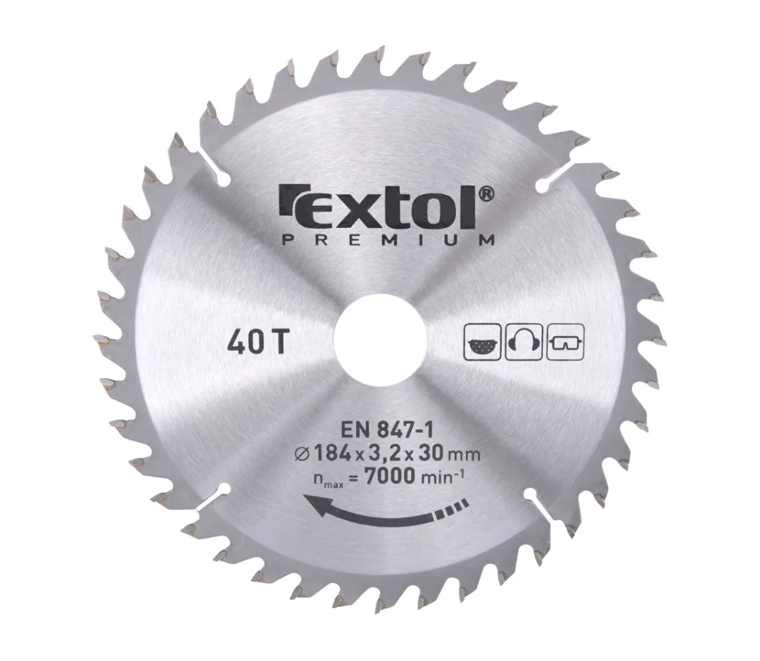 kotouč pilový s SK plátky, 184x2,2x30mm, 40T kotouč pilový s SK plátky, 184x2,2x30mm, 40T