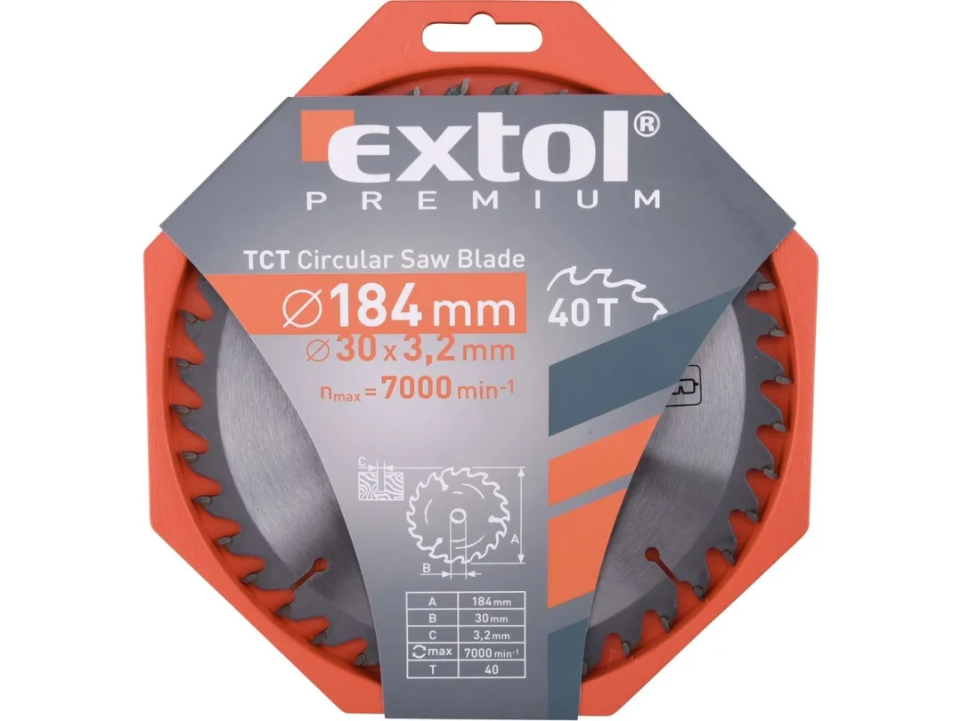 kotouč pilový s SK plátky, 184x2,2x30mm, 40T a