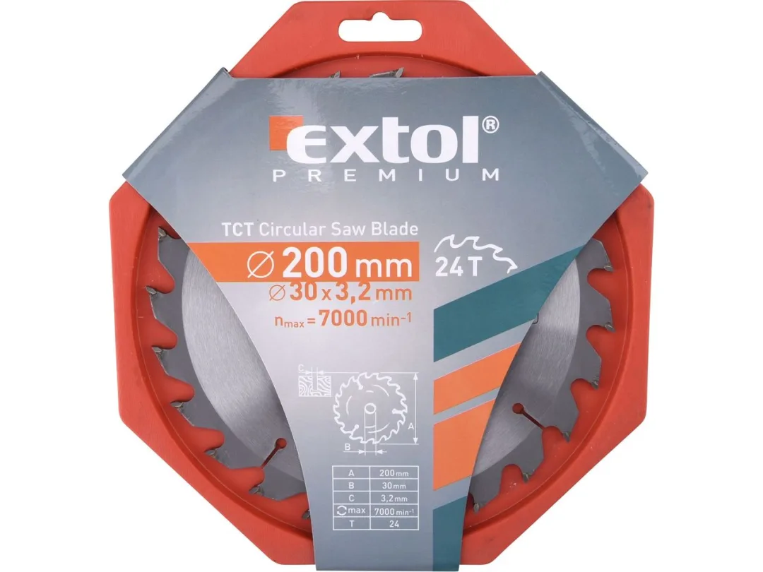 kotouč pilový s&nbsp;SK plátky, 200x2,2x30mm, 24T a