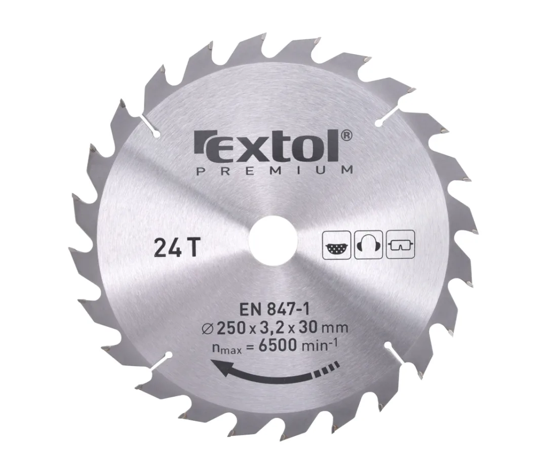 kotouč pilový s SK plátky, 250x2,2x30mm, 24T kotouč pilový s SK plátky, 250x2,2x30mm, 24T