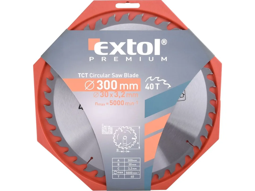 kotouč pilový s SK plátky, 300x2,2x30mm, 40T a