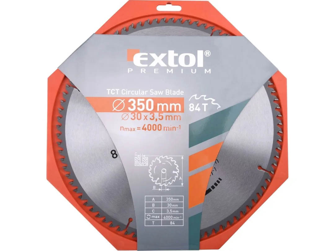 kotouč pilový s SK plátky, 350x2,5x30mm, 84T a