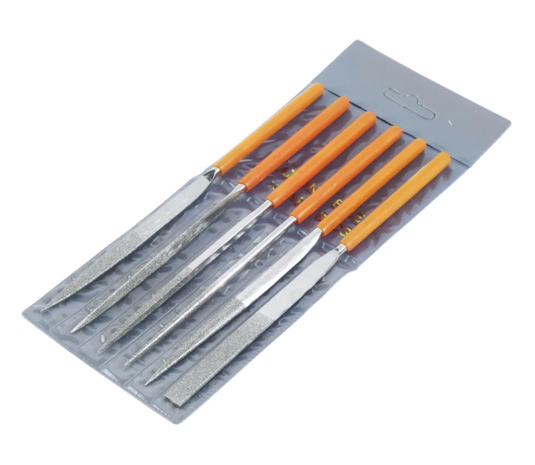pilníky diamantové jehlové, sada 6ks, 160mm pilníky diamantové jehlové, sada 6ks, 160mm