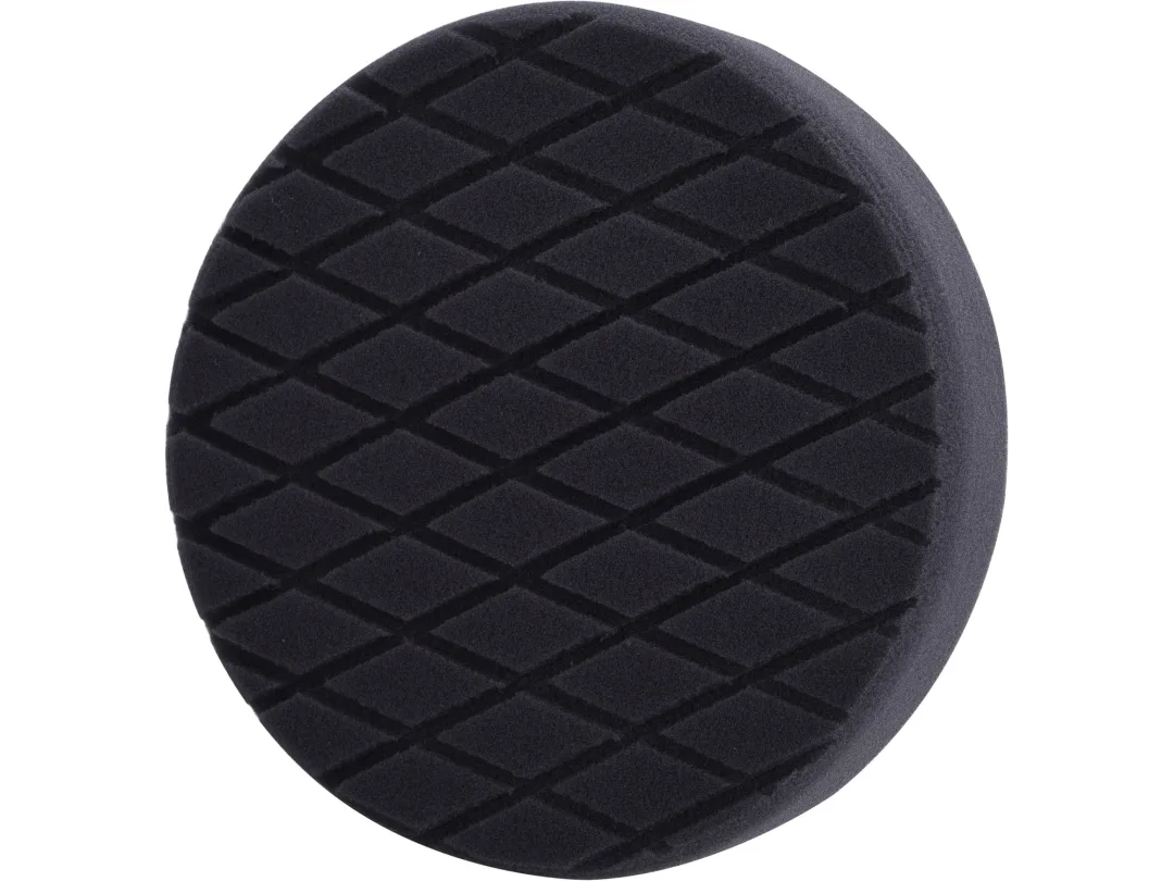kotouč leštící pěnový, diamantový vzor, T10, černý, 180x35mm, zapuštěný suchý zip 150mm a