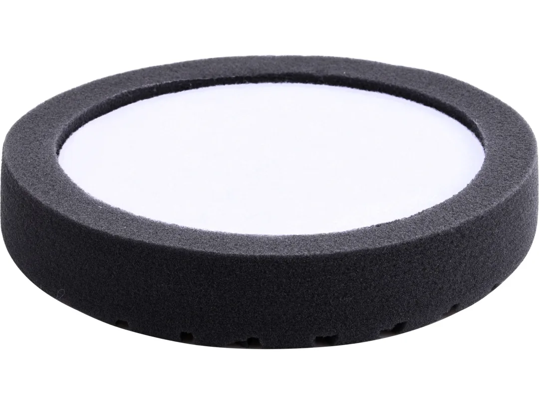 kotouč leštící pěnový, diamantový vzor, T10, černý, 180x35mm, zapuštěný suchý zip 150mm b