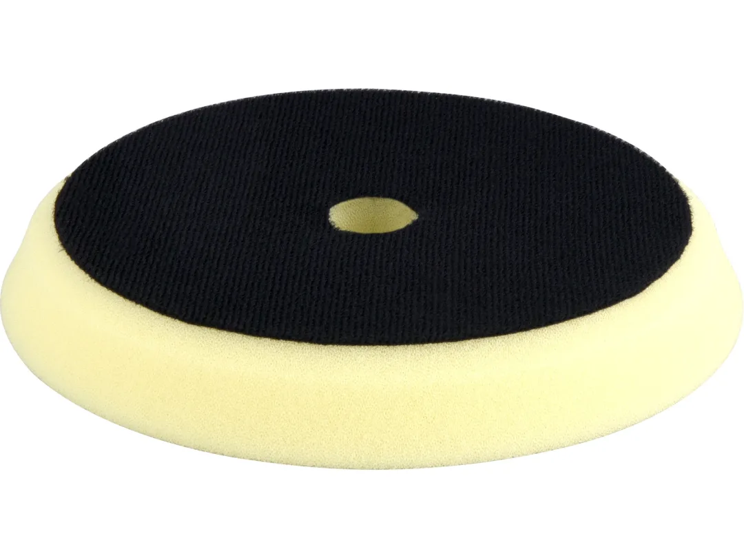 kotouč leštící pěnový, orbitální, T80, žlutý, 150x25mm, suchý zip 127mm b