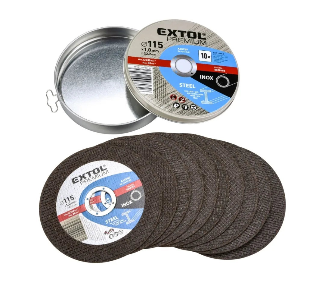 kotouč řezný na ocel/nerez, 10ks, 115x1,0x22,2mm kotouč řezný na ocel/nerez, 10ks, 115x1,0x22,2mm