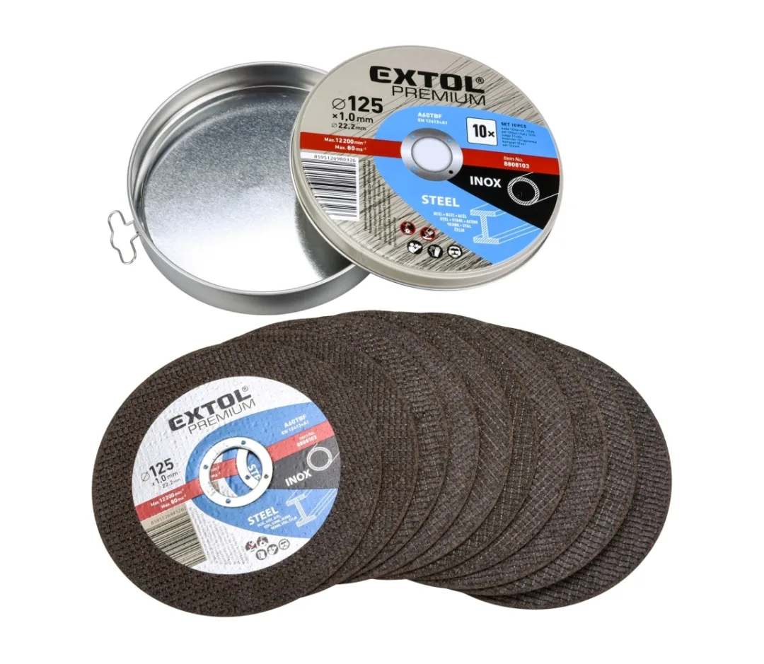 kotouč řezný na ocel/nerez, 10ks, 125x1,0x22,2mm - 