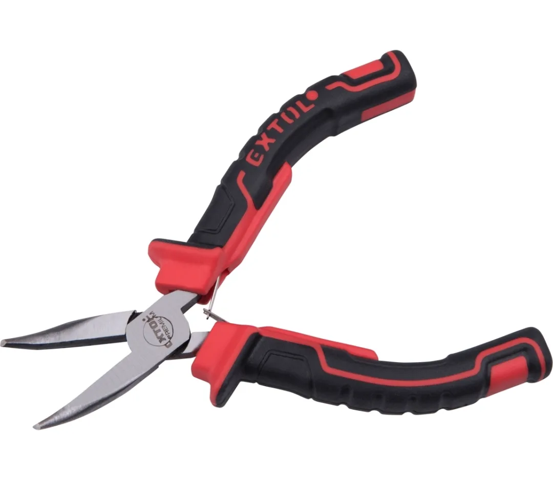 kleště půlkulaté zahnuté mini, 125mm kleště půlkulaté zahnuté mini, 125mm