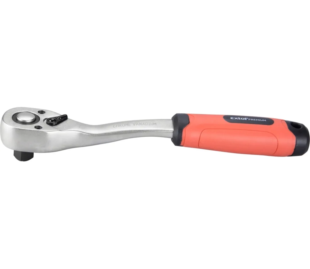 ráčna tvarovaná, 45 zubů, 1/2", L 253mm, Crv ráčna tvarovaná, 45 zubů, 1/2", L 253mm, Crv