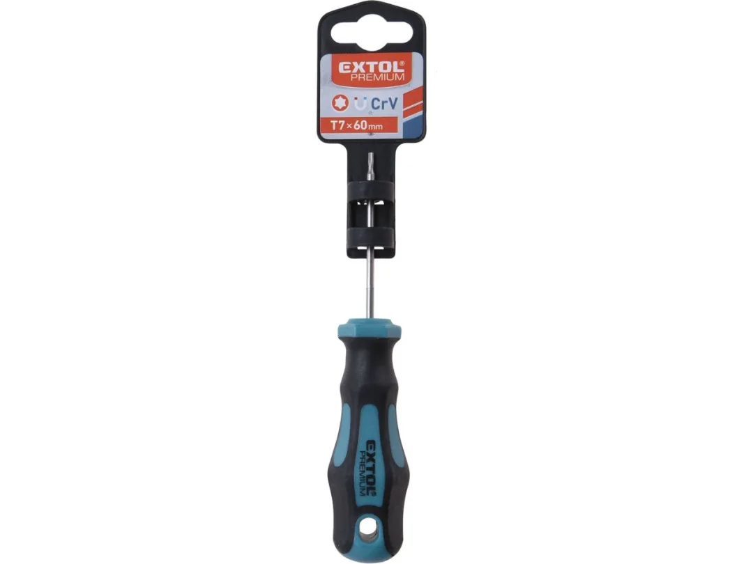 šroubovák TORX, T7x60mm, CrV a