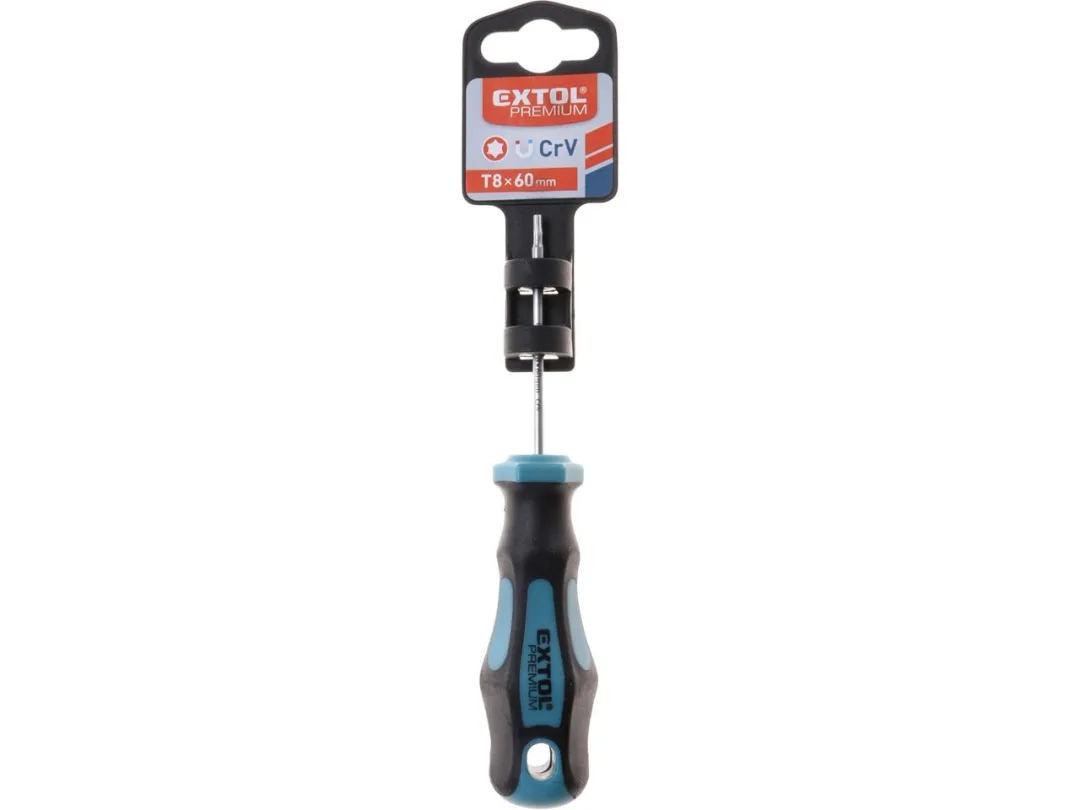 šroubovák TORX, T8x60mm, CrV a