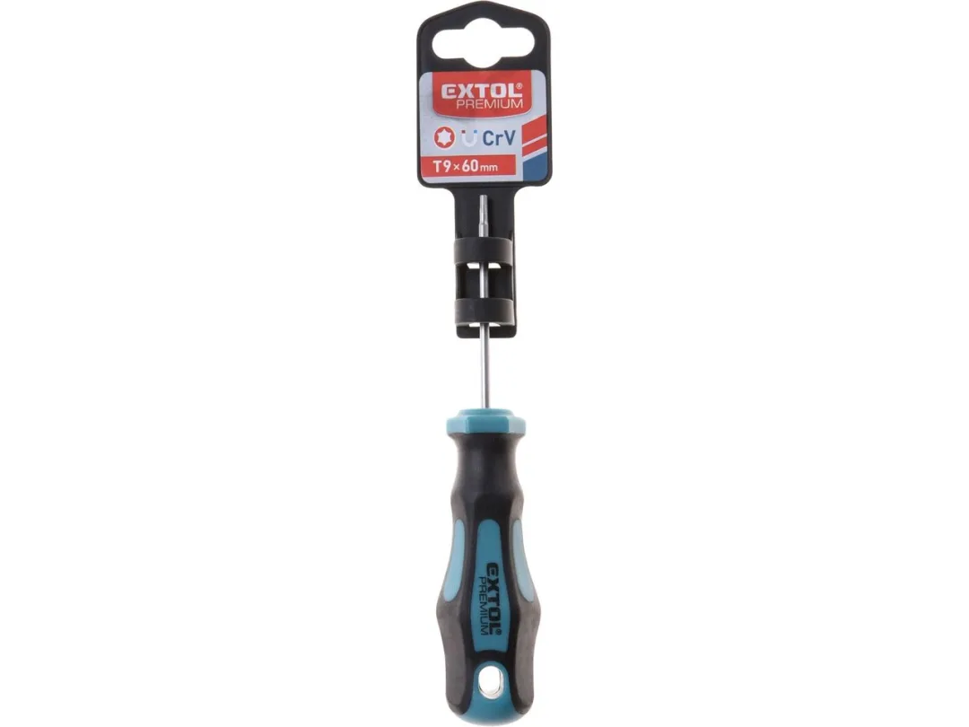 šroubovák TORX, T9x60mm, CrV a