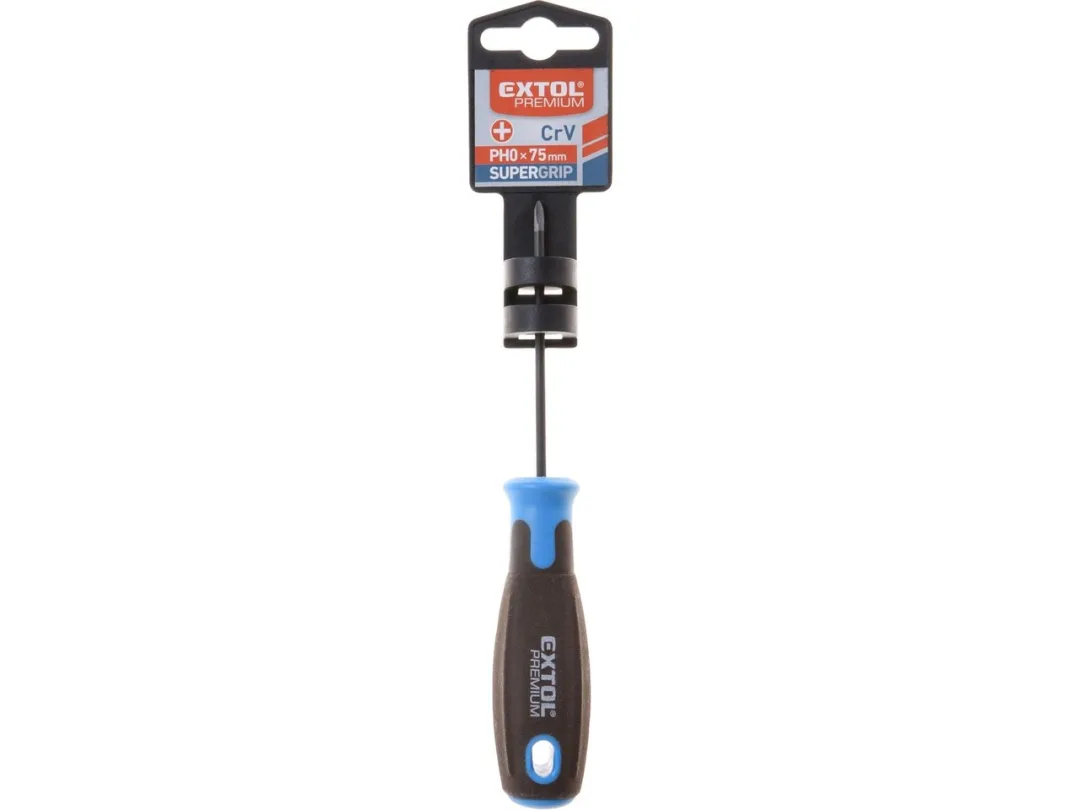 šroubovák křížový PH SUPERGRIP, PH 0x75mm, CrV a