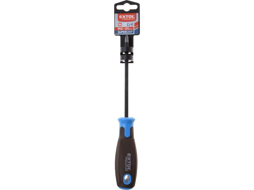 šroubovák křížový PH SUPERGRIP, PH 2x125mm, CrV a